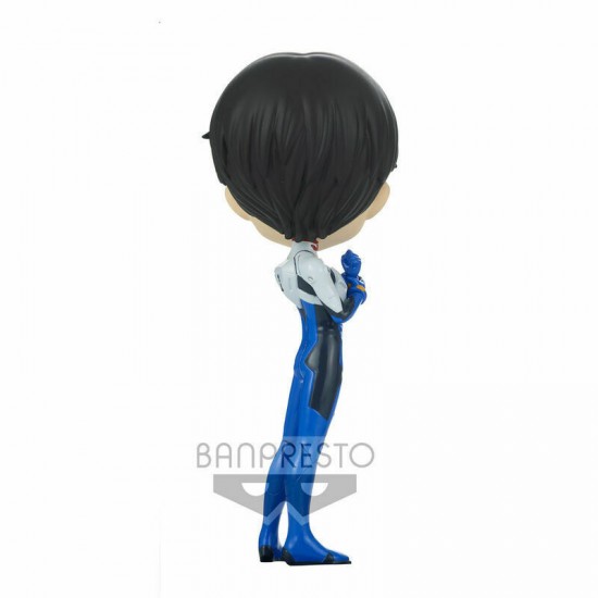 Banpresto Q Posket: Evangelion New Theatrical Edition - Shinji Ikari (Plugsuit Style) (Ver.A) Figure (14cm) (18353)