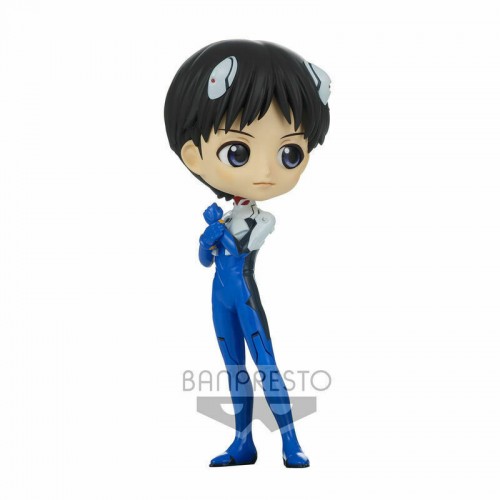 Banpresto Q Posket: Evangelion New Theatrical Edition - Shinji Ikari (Plugsuit Style) (Ver.A) Figure (14cm) (18353)