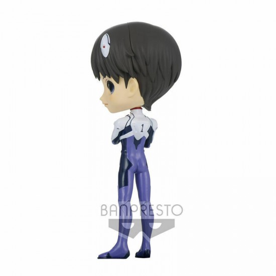 Banpresto Q Posket: Evangelion New Theatrical Edition - Shinji Ikari (Plugsuit Style) (Ver.B) Figure (14cm) (18354)