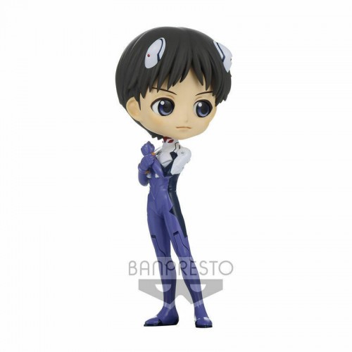 Banpresto Q Posket: Evangelion New Theatrical Edition - Shinji Ikari (Plugsuit Style) (Ver.B) Figure (14cm) (18354)