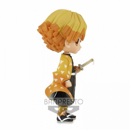 Banpresto Q Posket: Demon Slayer Kimetsu No Yaiba - Zenitsu Agatsuma II (Ver.A) Figure (14cm) (18382)