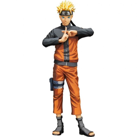 Banpresto Grandista Nero Manga Dimensions : Naruto Shippuden - Uzumaki Naruto Statue (15cm) (18406)