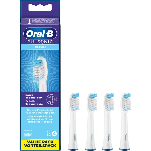 Braun Oral-B Pulsonic Ανταλλακτικές Κεφαλές για Ηλεκτρική Οδοντόβουρτσα 4τμχ (4210201299813)