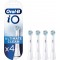 Braun Oral-B iO Ultimate Clean White Ανταλλακτικές Κεφαλές για Ηλεκτρική Οδοντόβουρτσα 4τμχ (4210201319818)