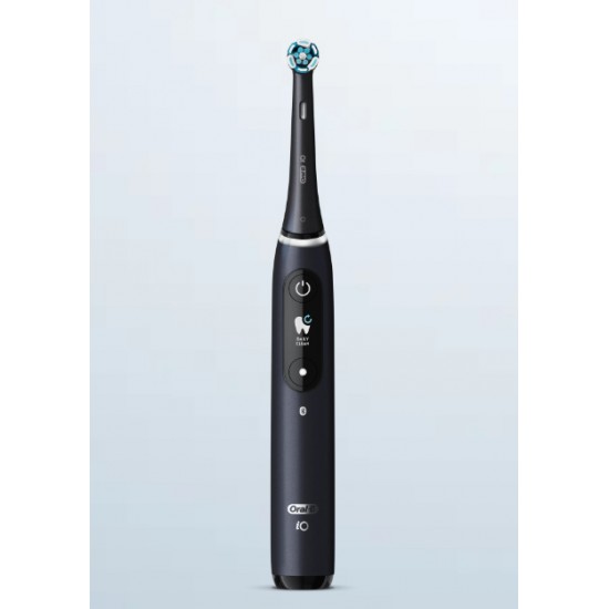 Braun Oral-B iO Series 8N Ηλεκτρική Οδοντόβουρτσα με Χρονομετρητή Αισθητήρα Πίεσης και Θήκη Ταξιδίου Black Onyx (4210201408567)