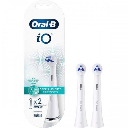 Braun Oral-B iO Specialized Clean Ανταλλακτικές Κεφαλές για Ηλεκτρική Οδοντόβουρτσα 2τμχ (4210201416692)