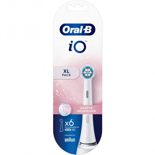 Braun Oral-B iO Gentle Care Ανταλλακτικές Κεφαλές για Ηλεκτρική Οδοντόβουρτσα 6τμχ (4210201418221)