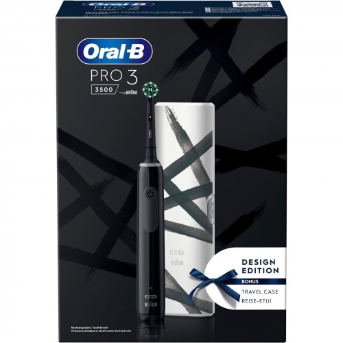 Braun Oral-B Pro 3 3500 Design Edition Black Stripes (4210201421047)