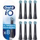 Braun Oral-B iO Ultimate Clean Ανταλλακτικές Κεφαλές για Ηλεκτρική Οδοντόβουρτσα 8τμχ White (4210201434832)