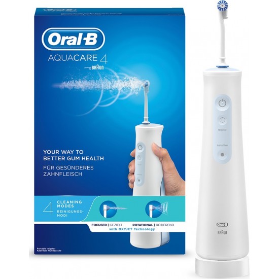 Braun Oral-B AquaCare 4 Water Flosser Λευκό (4210201436409)