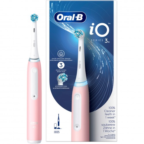 Braun Oral-B iO Series 3N, ηλεκτρική οδοντόβουρτσα ροζ (8006540730751)