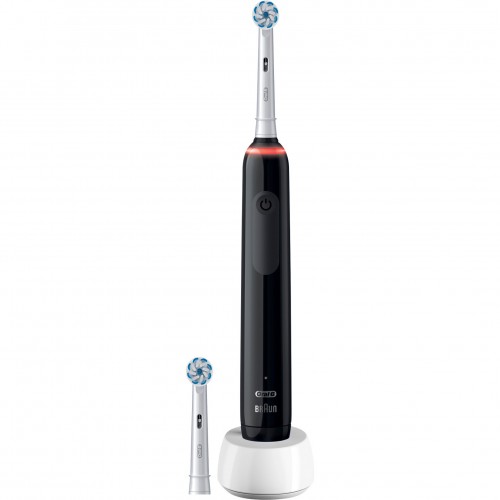 Braun Oral-B Pro 3 3000 Ηλεκτρική Οδοντόβουρτσα με Χρονομετρητή και Αισθητήρα Πίεσης & Sensitive Clean Black (8006540759868)