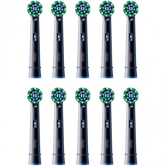 Braun Oral-B Pro Cross Action κεφαλές βούρτσας συσκευασία των 10 μαύρο (8006540860465)