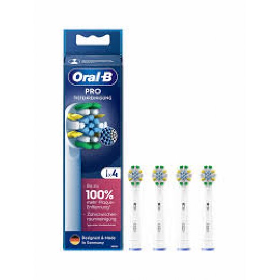 Braun Oral-B Pro Deep Cleaning Brush Heads Συσκευασία των 4 (8006540860885)