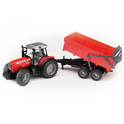 Bruder Τρακτέρ Massey Ferguson 7480 Mε Kαρότσα (02045)