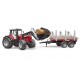 Bruder Τρακτέρ Massey Ferguson 7480 με Καρότσα και Φορτωτή (02046)