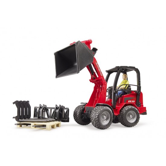 Bruder Φορτωτής Schaffer με Εργάτη και Αξεσουάρ (02191)