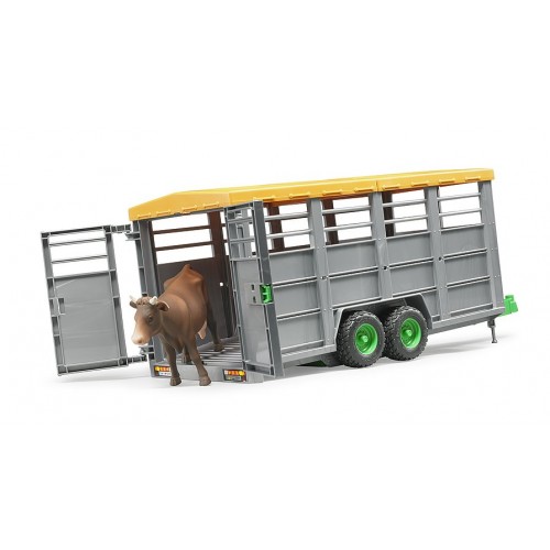 Bruder Καρότσα για αγελάδες και αγελάδα (02227)