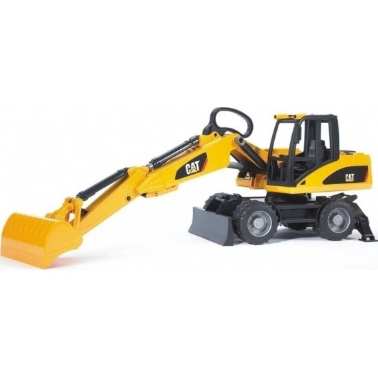 Bruder Εκσκαφέας CAT με ρόδες (02445)