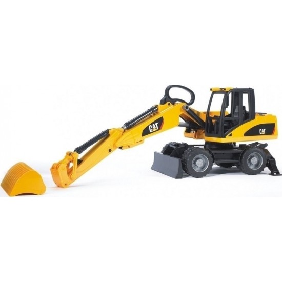 Bruder Εκσκαφέας CAT με ρόδες (02445)