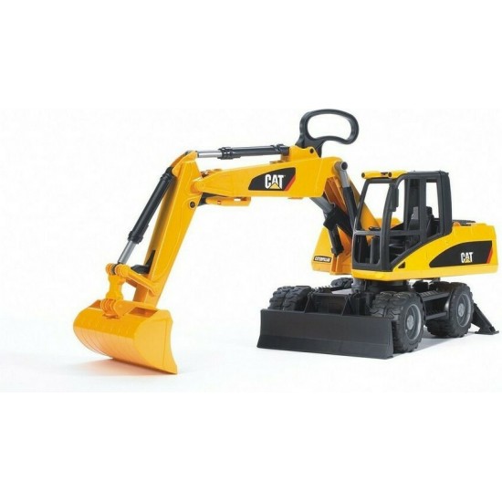 Bruder Εκσκαφέας CAT με ρόδες (02445)
