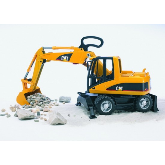 Bruder Εκσκαφέας CAT με ρόδες (02445)