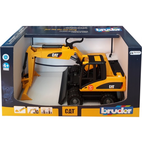Bruder Εκσκαφέας CAT με ρόδες (02445)