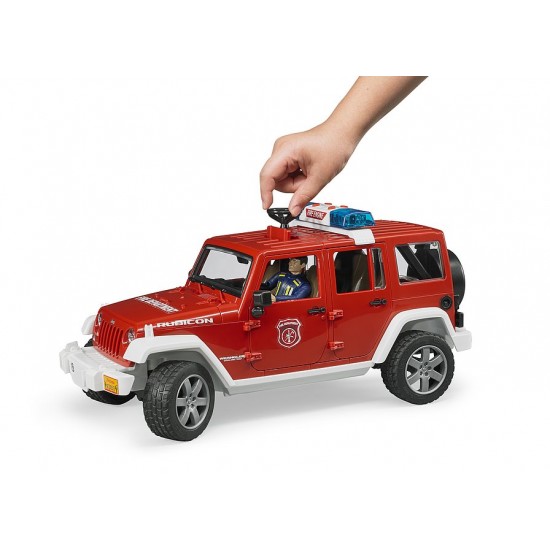 Bruder Πυροσβεστικο Jeep Wrangler Unlimited Rubicon 1:16 (02528)