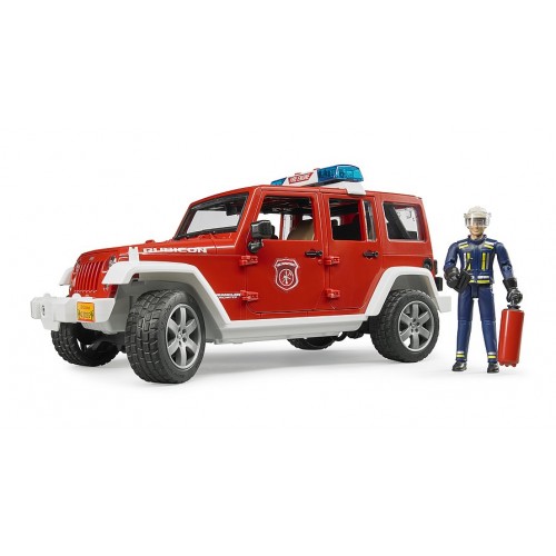 Bruder Πυροσβεστικο Jeep Wrangler Unlimited Rubicon 1:16 (02528)
