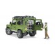 Bruder Τζίπ Land Rover Με Κυνηγό, Σκύλο Και Εξοπλισμό (02587)