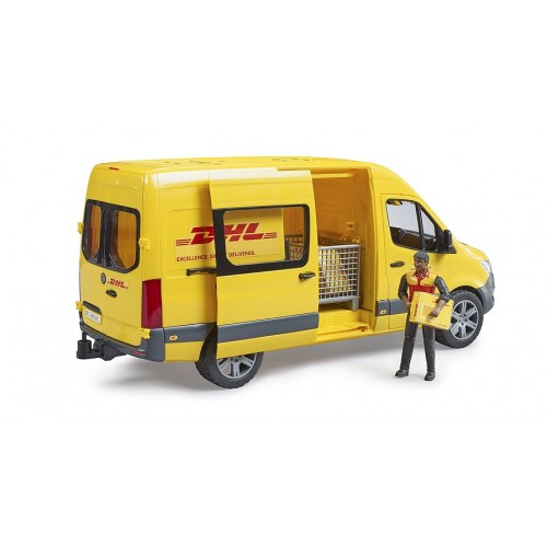 Bruder Φορτηγάκι Mercentes Sprinter DHL με Οδηγό (02671)