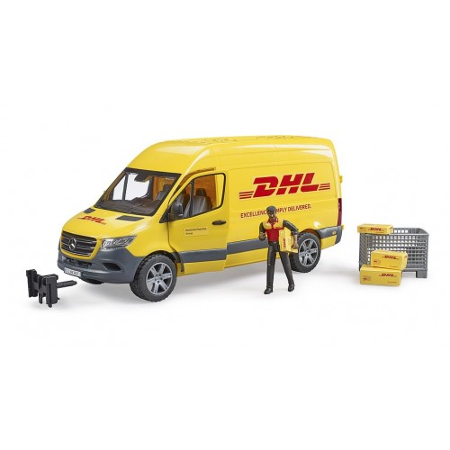 Bruder Φορτηγάκι Mercentes Sprinter DHL με Οδηγό (02671)