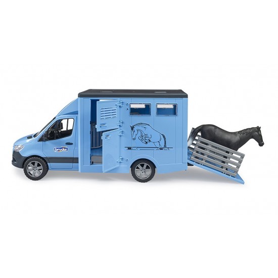 Bruder MB Sprinter Animal Transporter 1 horse (02674)