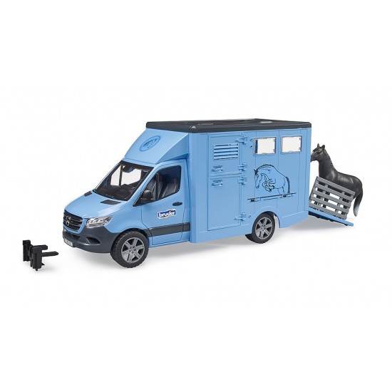 Bruder MB Sprinter Animal Transporter 1 horse (02674)