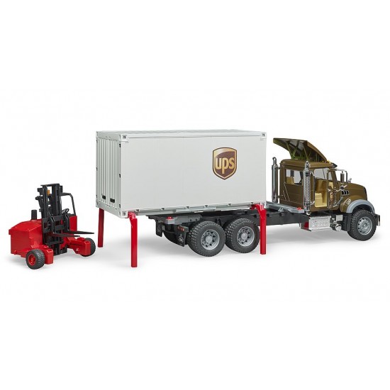 Bruder Φορτηγό Mack UPS με κλαρκ (02828)