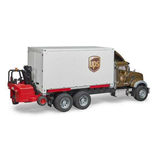 Bruder Φορτηγό Mack UPS με κλαρκ (02828)