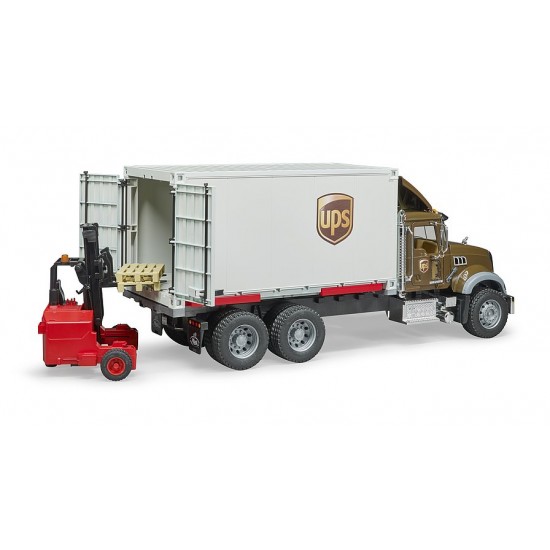 Bruder Φορτηγό Mack UPS με κλαρκ (02828)