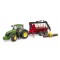 Bruder Τρακτέρ John Deere 7R 350 με Τρέιλερ και 4 Κορμούς (03154)