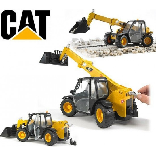 Bruder Φορτωτής Τηλεσκοπικός Cat (2141)