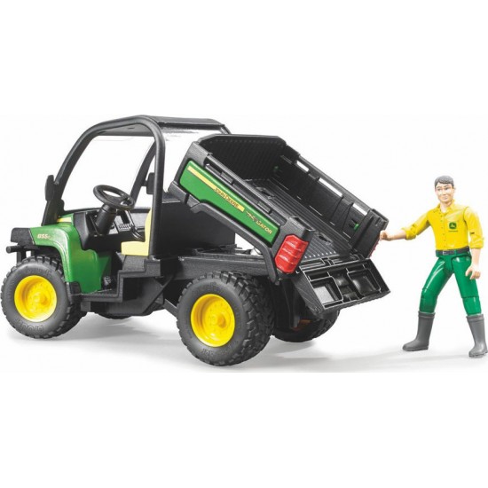 Bruder Αυτοκινητάκι Μεταφοράς John Deere Gator XUV 855D με Οδηγό (2490)