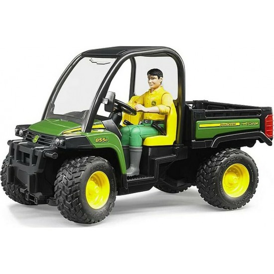 Bruder Αυτοκινητάκι Μεταφοράς John Deere Gator XUV 855D με Οδηγό (2490)