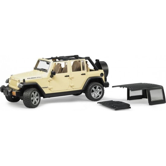 Bruder Αυτοκινητάκι Jeep Wrangler Unlimited Rubicon (Διάφορα Σχέδια) (2525)