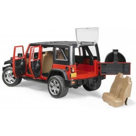Bruder Αυτοκινητάκι Jeep Wrangler Unlimited Rubicon (Διάφορα Σχέδια) (2525)