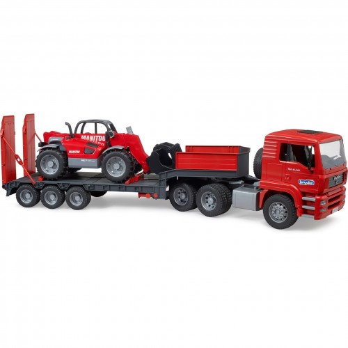 Bruder Επικαθήμενο Φορτηγό MAN TGA με Φορτωτή Manitou (2774)