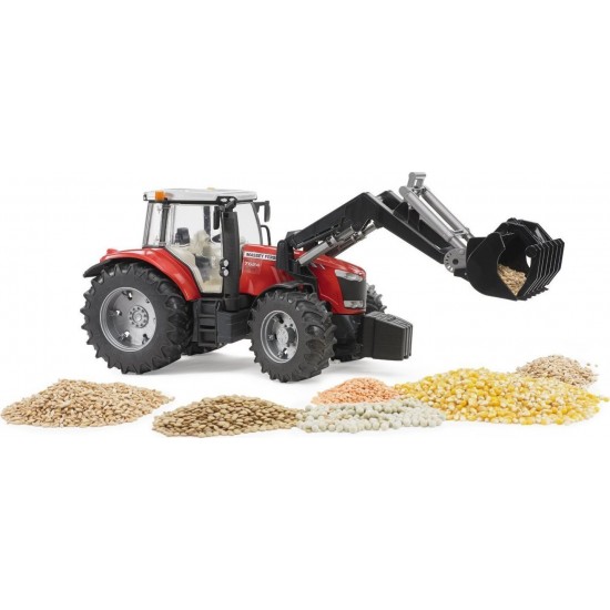 Bruder Τρακτερ Massey Ferguson 7600 Με Φορτωτή (3047)