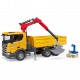 Bruder Χωματουργικό Scania Super 560R με γερανό & 2 παλέτες (3551)