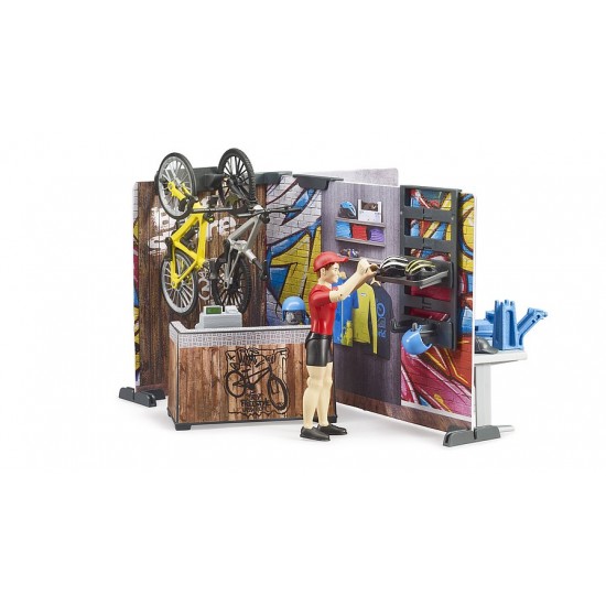 Bruder Κατάστημα Και Service Ποδηλάτων Με Ποδηλάτη (63120)