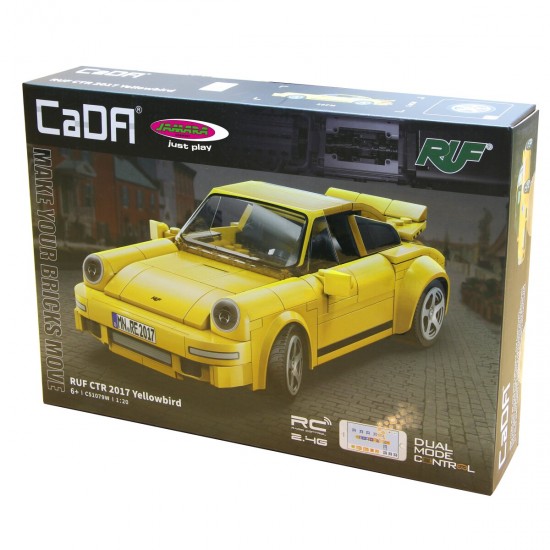 CaDA-RUF-CTR-2017-Yellowbird-1:20-gelb-2,4GHz-Bricks (402855)