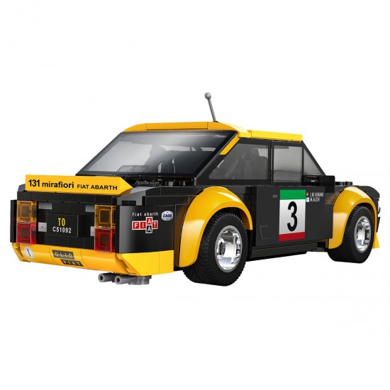 CaDA-Fiat-Abarth-131-1:20-schwarz-2,4GHz-Bricks (402859)