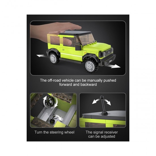 CaDA-Suzuki-Jimny-1:24-gruen-Bricks (402865)